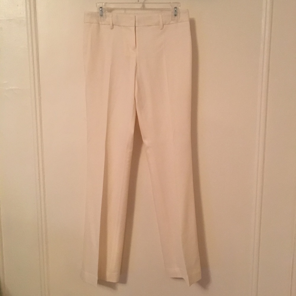 Express Studio 0 Tuxedo Cream Pants